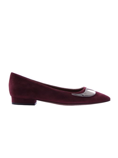 Suede ballerinas with application L'AUTRE CHOSE | LDK01820WP05404041BORDEAUX